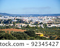 A distant view of the town of Ronda (Ronda, Andalusia, Spain) 92345427