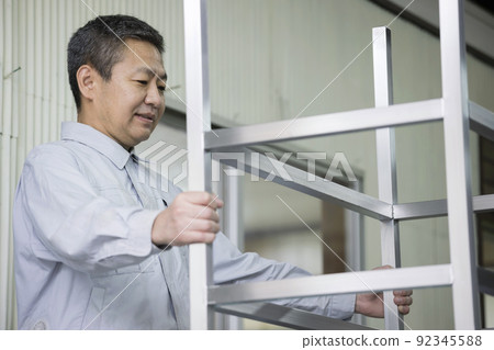 不銹鋼加工業工作服男搬運成品 92345588