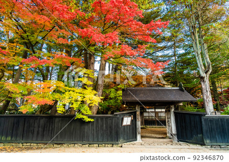 Semboku City, Akita Prefecture Autumn Leaves Kakudate Samurai Residence Street-Ishiguro Family- 92346870
