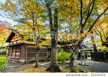 Semboku City, Akita Prefecture Autumn Leaves Kakudate Samurai Residence Street-Iwahashi Family- Semboku City, Akita Prefecture Autumn Leaves Kakudate Samurai Residence Street-Iwahashi Family- 92347454