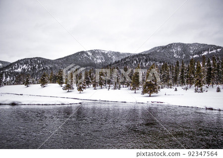 Yellowstone National Park in Winter Yellowstone National Park in Winter 92347564