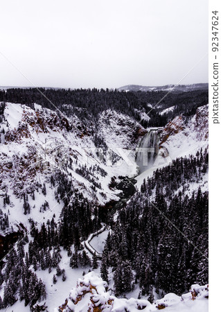 Yellowstone National Park in Winter 92347624
