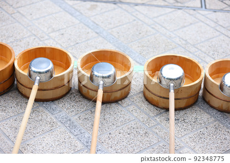 Preparation for sprinkling water in summer 92348775