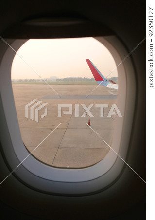 Window of airplane 92350127