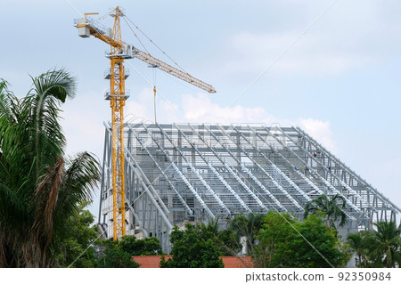 construction site workers 92350984