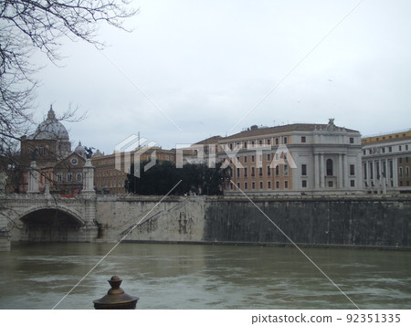 Vittorio Emanuele II Bridge in Rome Vittorio Emanuele II Bridge in Rome 92351335