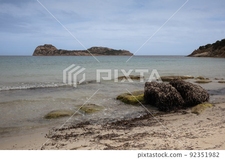 Beach in the spring, Sardinia, Italy 92351982