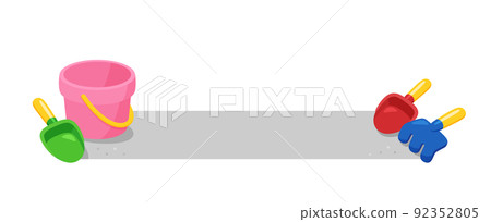 Sandbox play toy frame 92352805