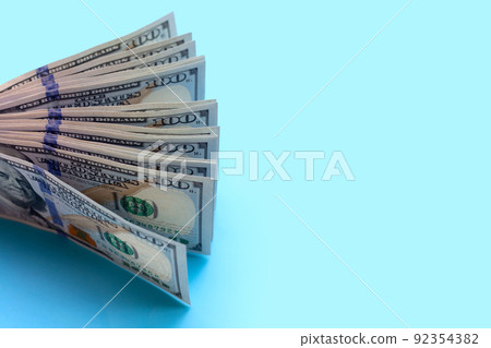 One hundred dollar banknotes. Financial concept One hundred dollar banknotes. Financial concept 92354382