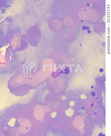 Wedding Invite Template. Yellow Pastel Fluid 92355743