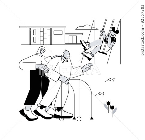 Business opportunity abstract concept vector illustration. Bizopp distribution, independent business for sale, franchising, product lease, initial fee payment, startup launch abstract metaphor. 92357283