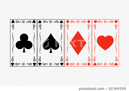 Playing cards pattern 92364509