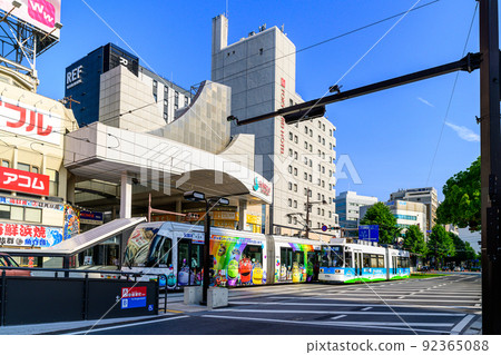 熊本市中央區“櫻町熊本周邊/街車和太陽路新市街”街景（花畑町/唐島町） 92365088