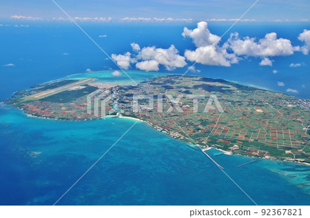 Shimojishima / Irabujima aerial view Shimojishima / Irabujima aerial view 92367821