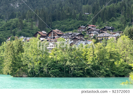 Lake auronzo and tre cime Lake auronzo and tre cime 92372003