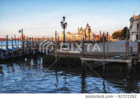 Grand canal along San Marco Plaza 92372262