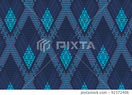 格子背景插圖圖像 92372406