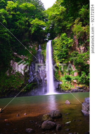 Hattan Waterfall in early summer Hattan Waterfall in early summer 92372854
