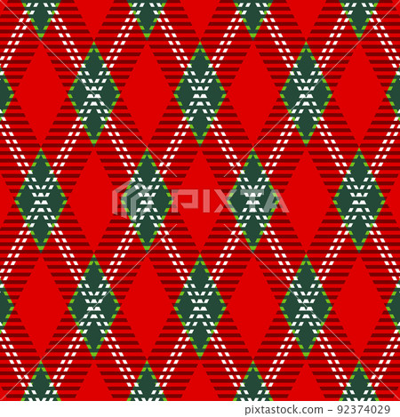 格子背景插圖圖像 92374029