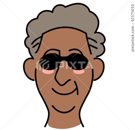 戴墨鏡的老黑人 92375010