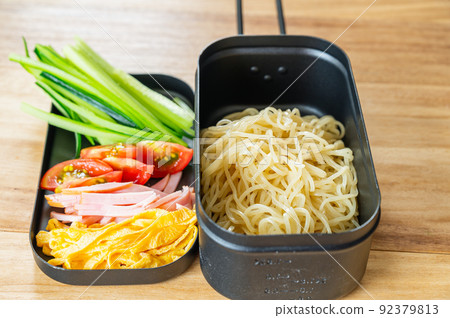 Hiyashi chuka made with Mestin Hiyashi chuka made with Mestin 92379813