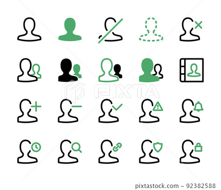 用戶各種 UI 圖標集 92382588