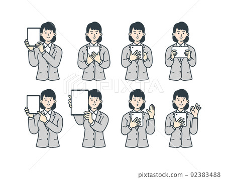 商務人士插圖集 92383488