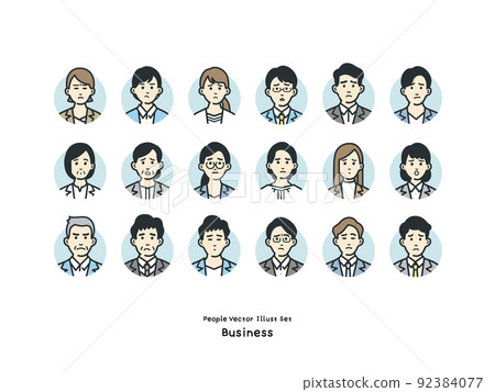 商人圖標集 92384077