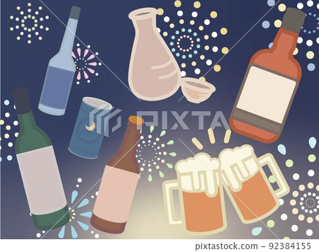 煙花和酒集圖 92384155