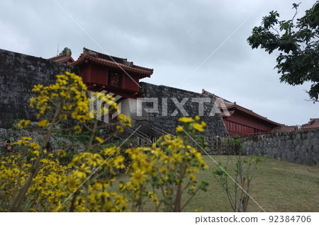 Okinawa Shuri Castle before the fire 92384706