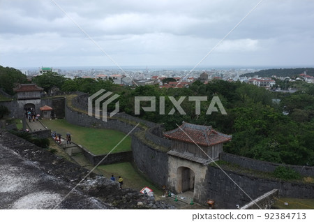 Okinawa Shuri Castle before the fire Okinawa Shuri Castle before the fire 92384713