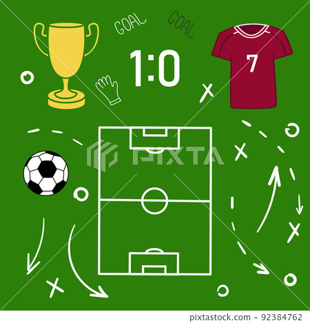 vector pattern football green field, team background vector pattern football green field, team background 92384762