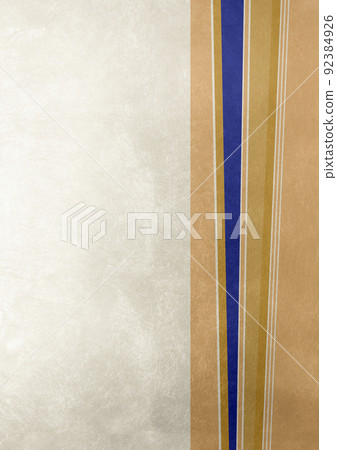 Diagonal line (background material) blue gold leaf silver leaf Diagonal line (background material) blue gold leaf silver leaf 92384926
