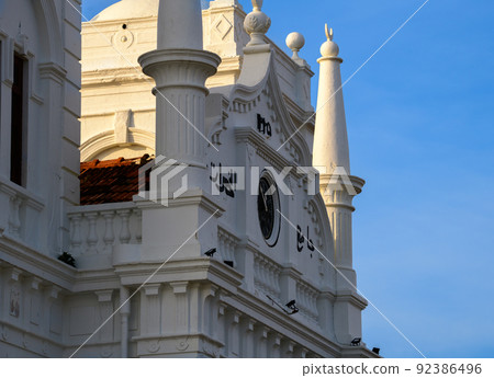 Meeran Jumma Masjid mosque building exterior top photograph. 92386496