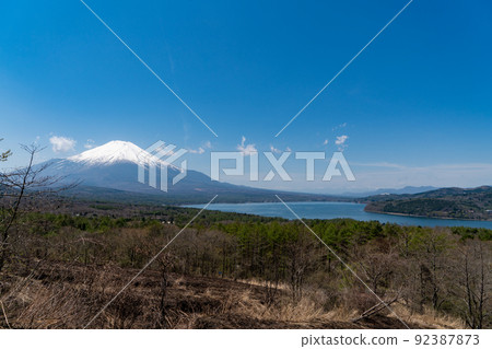 富士山和山中湖子 92387873