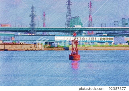 一個浮標 92387877