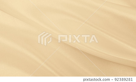 Smooth elegant golden silk or satin luxury cloth texture as wedding background. Luxurious background design. In Sepia toned. Retro style 92389281
