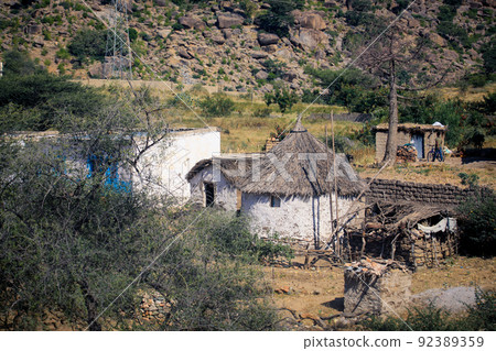 Small Local Village with Typical Keren Houses, Eritrea Small Local Village with Typical Keren Houses, Eritrea 92389359