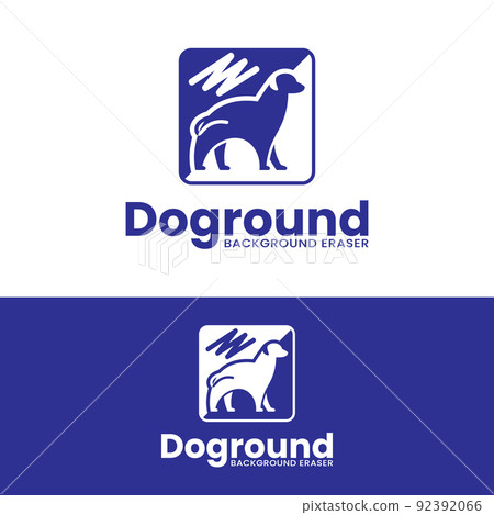 Dog Animal Background Eraser Remover Logo Design Templates 92392066