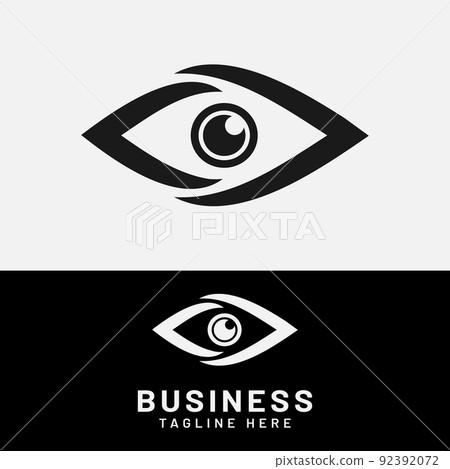 Abstract Eye Logo Letter vision eye symbol vector template design 4231042  Vector Art at Vecteezy