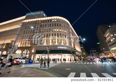 [Hyogo Prefecture] Cityscape around Kobe Sannomiya Station at night in November 92393461