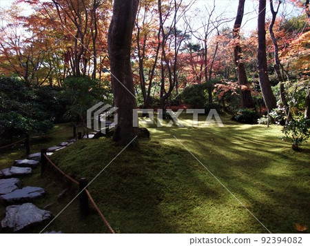 Autumn leaves of Okochi Sanso in Kyoto Autumn leaves of Okochi Sanso in Kyoto 92394082