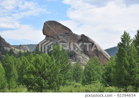 [Mongolian Terelj National Park] Kameishi 92394654