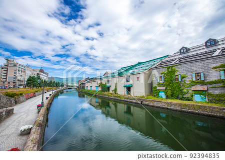 Scenery of Otaru Canal in Hokkaido 92394835