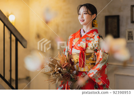 紅色風衣大風衣婚禮 紅色風衣大風衣婚禮 92398953
