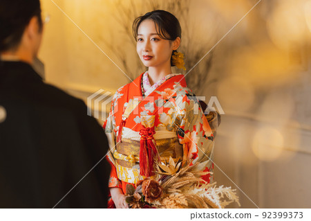 紅色風衣大風衣婚禮 紅色風衣大風衣婚禮 92399373