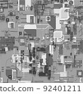 Abstract electronic board seamless background 92401211