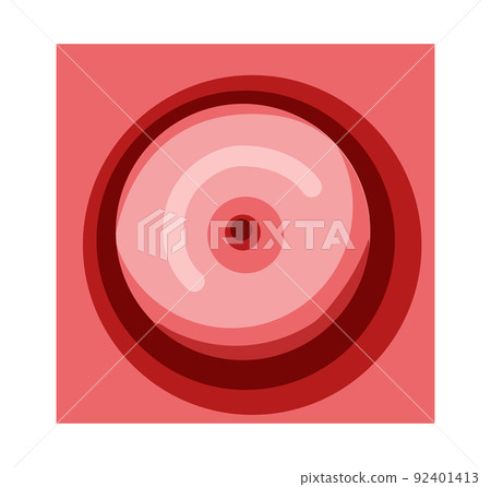 Cervix of uterus Female reproductive system. Front view. Human anatomy internal organs location scheme flat style icon Cervix of uterus Female reproductive system. Front view. Human anatomy internal organs location scheme flat style icon 92401413