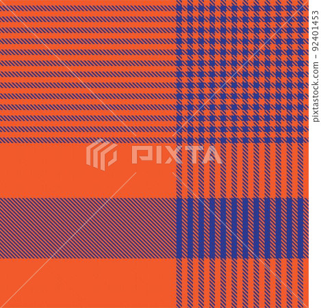 Asymmetric Plaid textured Seamless Pattern Design 92401453