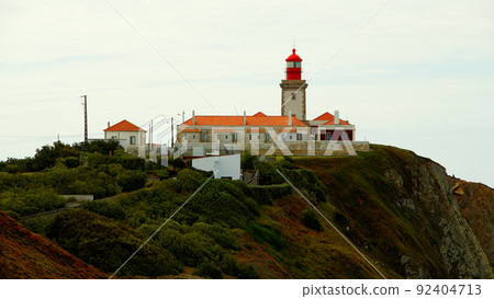 The lighthouse of Cabo Da Roca in Portugal 92404713